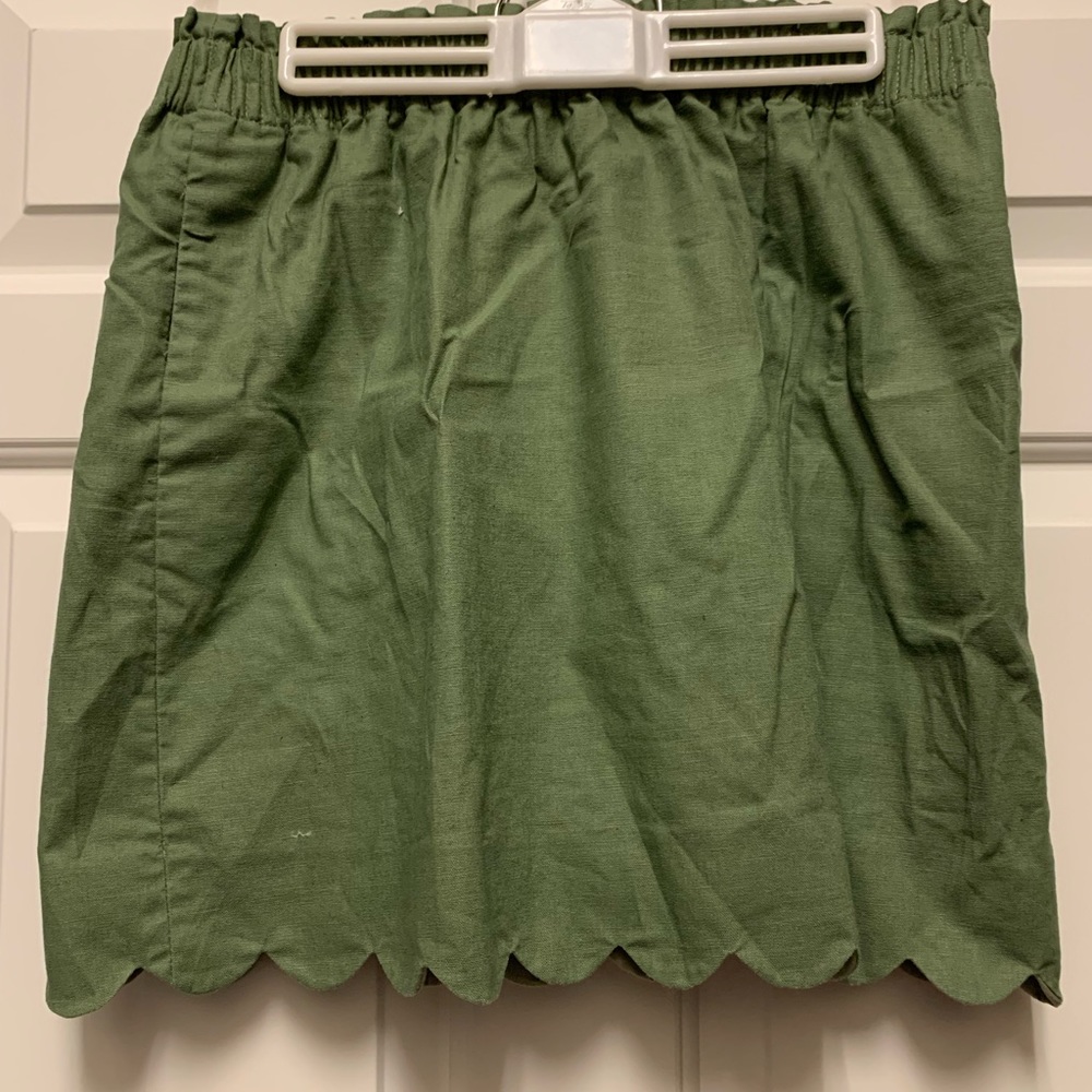J.Crew Scalloped Paperbag Skirt